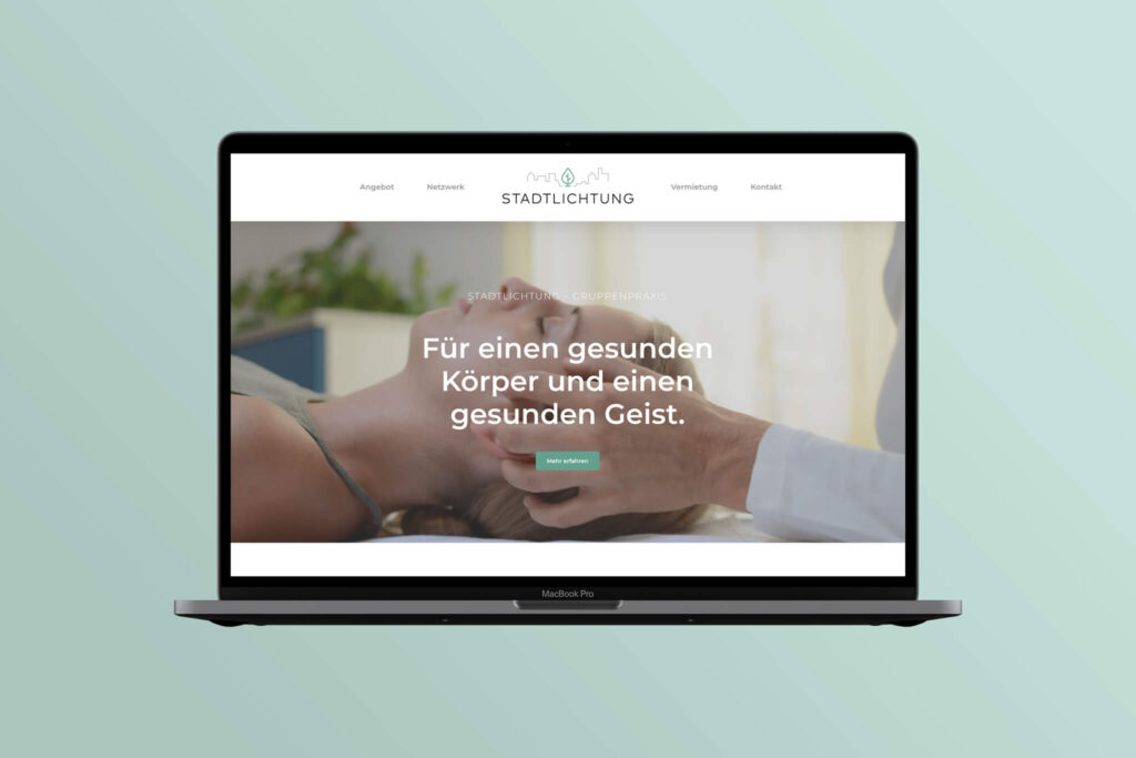 Stadtlichtung Mockup Macbook