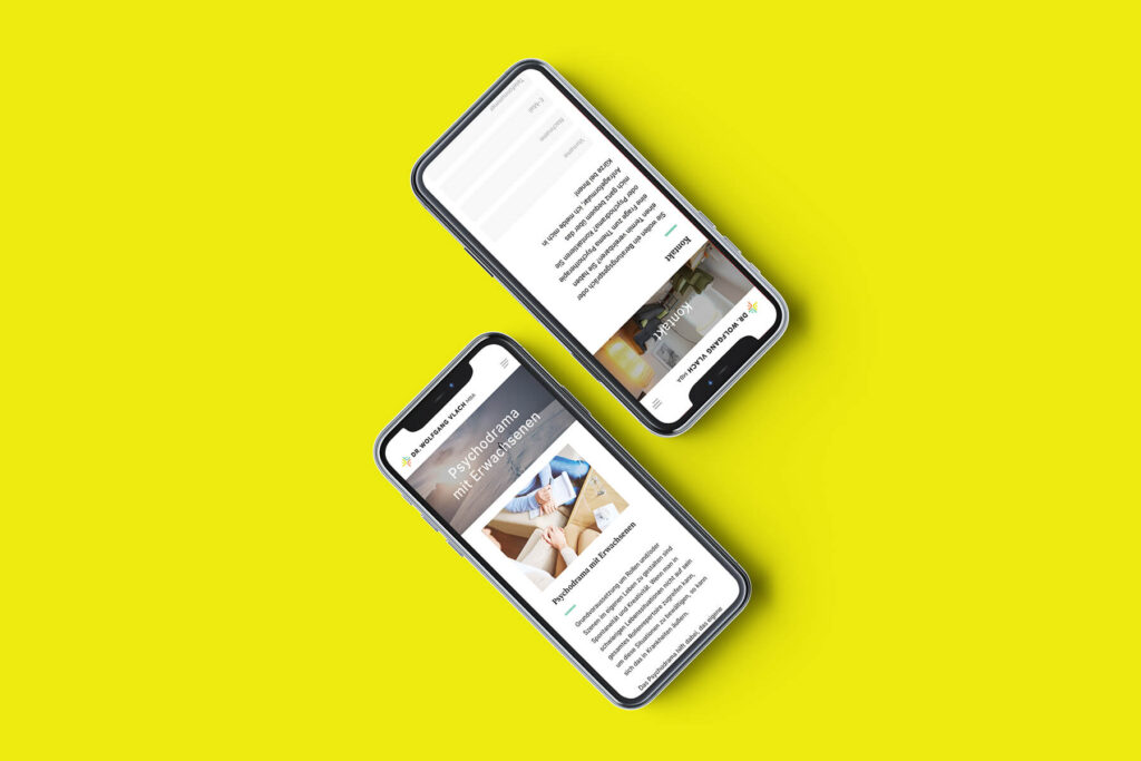 iPhone Website Kunden-Referenz Dr. Wolfgang Vlach