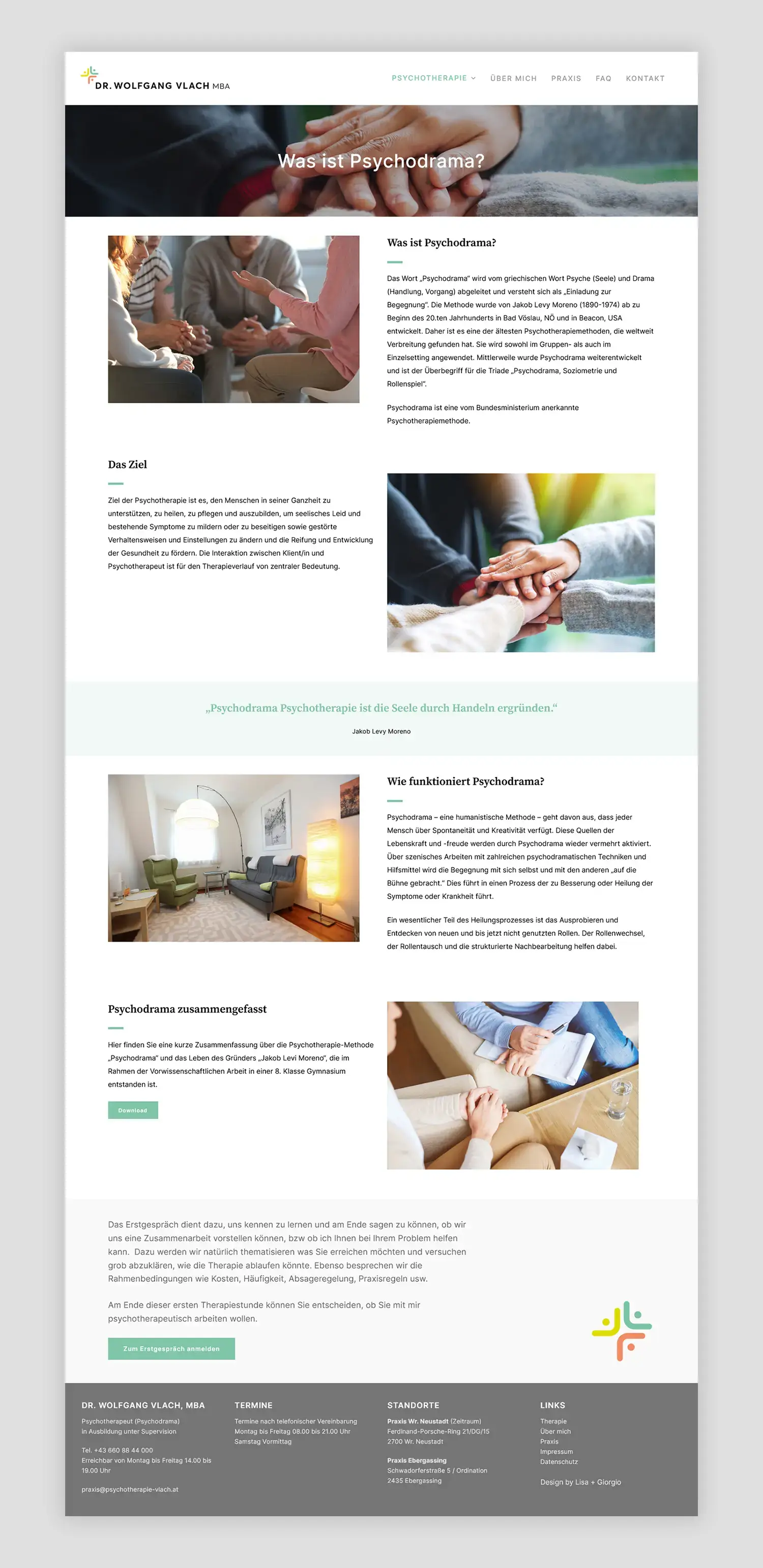 Vlach Website Full Mockup
