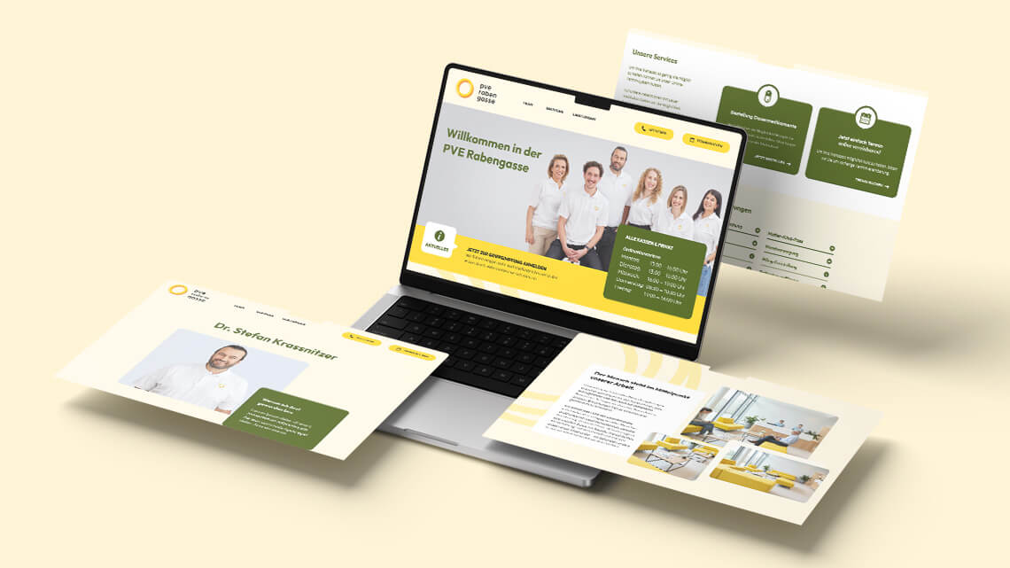 Referenzbild der Website der PVE Landstrasse