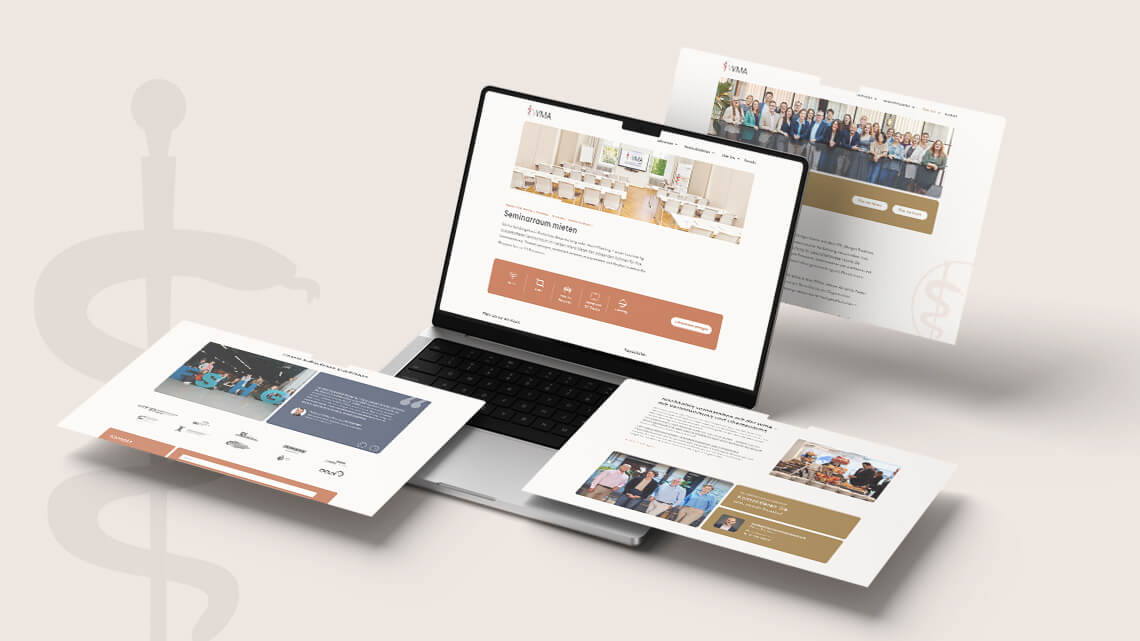 Refernzbild der Website der WMA