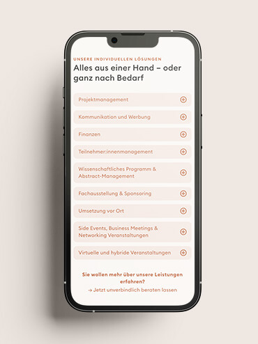 Refernzbild der Website der WMA