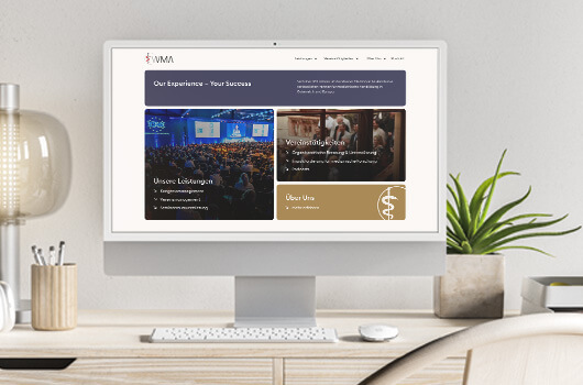 Referenzbild der Website des Wiener Medizinischer Vereins