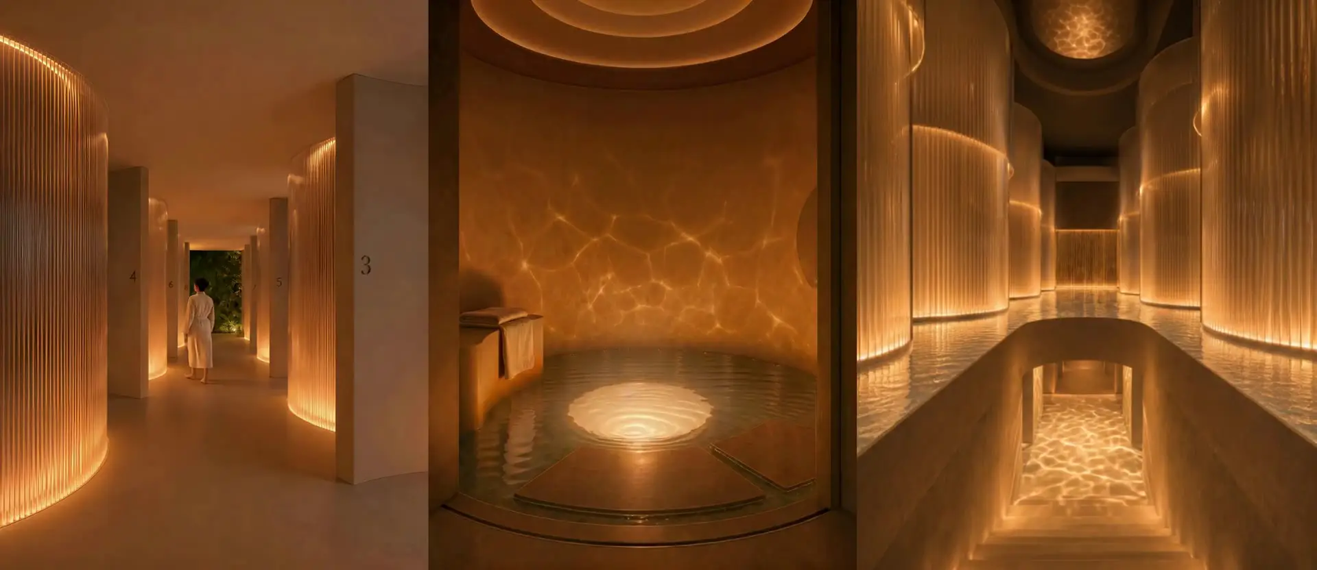 Konzeptvisualisierungen des Midjourney Spa